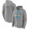 Best Pirce 🧨 Unbranded Men's NFL X Darius Rucker Collection By Fanatics Heathered Gray Los Angeles Chargers Slub Full-Zip Hoodie 🥰