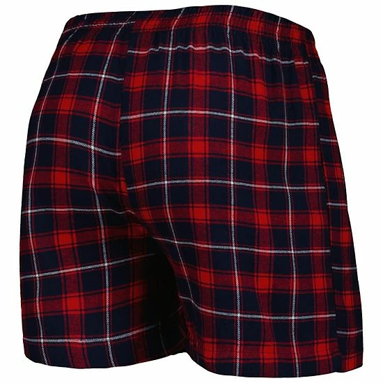 Best Sale ๐ Unbranded Men's Concepts Sport Navy/Red Atlanta Braves Ledger Flannel Boxers โ - Image 4