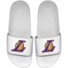Coupon 😀 Unbranded Youth ISlide White Los Angeles Lakers Primary Motto Slide 🩴 Sandals ❤️