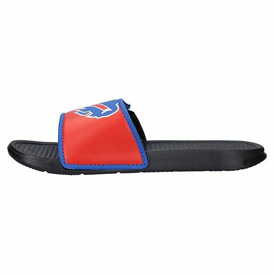 Flash Sale ⭐ Unbranded Youth FOCO Buffalo Bills Colorblock Big Logo Legacy Slide 🩴 Sandals 🎉 - Image 3