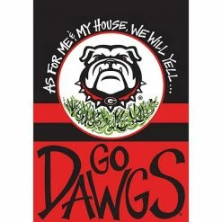 Brand new 😉 Unbranded Georgia Bulldogs 28" X 40" Double-Sided House Flag 👍