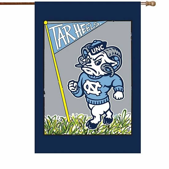 Hot Sale ๐ Unbranded North Carolina Tar ๐ Heels 28" X 40" Double-Sided House Flag โ