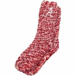 Best Pirce 🌟 Unbranded 👩 Women's ZooZatz Alabama Crimson Tide Marled Fuzzy 🧦 Socks 🎉