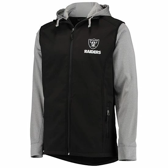 Discount 🔥 Unbranded Men's Dunbrooke Black/Gray Las Vegas Raiders Big & Tall Alpha Full-Zip Hoodie Jacket 💯 - Image 3