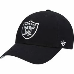 Budget 😀 Unbranded Toddler '47 Black Las Vegas Raiders Basic MVP Adjustable Hat 🎁