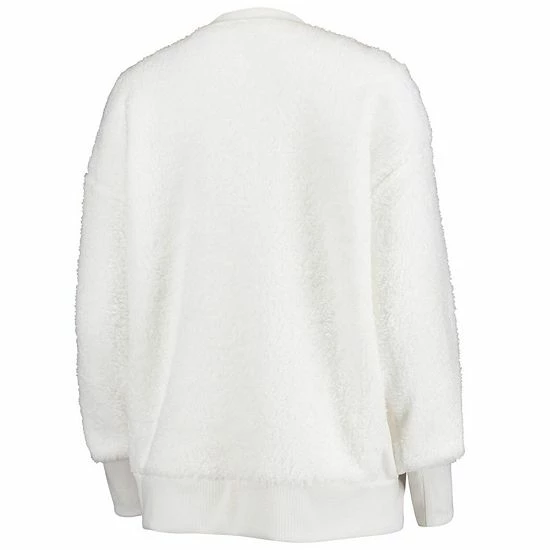 Hot Sale 😉 Unbranded 👩 Women's Touch White Kansas City Chiefs Milestone Tracker Pullover Sweatshirt 🎁 - Image 4