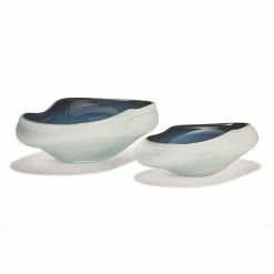 Cheapest 🧨 Unbranded White And Blue Decorative Bowl 2-piece Set ✔️