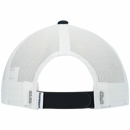 Wholesale 🎁 Unbranded Youth HOOey Navy/White Dallas Cowboys D Logo Trucker Snapback Hat 🎁 - Image 5