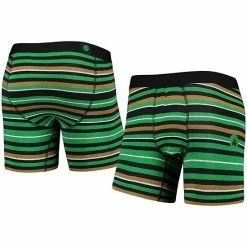 Wholesale 🛒 Unbranded Men's Stance Green Boston Celtics Pivot Boxer Briefs 👏