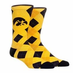Cheap 🥰 Unbranded Men's Rock Em 🧦 Socks Iowa Hawkeyes HyperOptic Argyle 👗 Dress 🧦 Socks 🎁