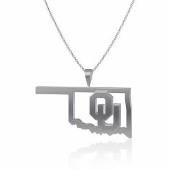Best deal 🎁 Unbranded Dayna Designs Oklahoma Sooners Team State Outline Necklace 🌟