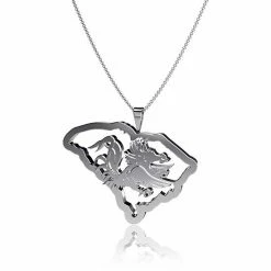 Budget 😉 Unbranded Dayna Designs South Carolina Gamecocks Team State Outline Necklace 😉