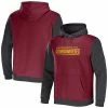 Flash Sale ❤️ Unbranded Men's NFL X Darius Rucker Collection By Fanatics Burgundy/Charcoal Washington Commanders Colorblock Pullover Hoodie 👍