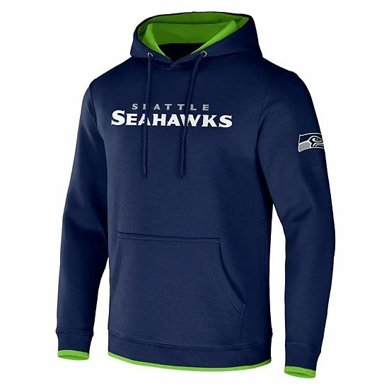 Outlet ๐ Unbranded Men's NFL X Darius Rucker Collection By Fanatics College Navy Seattle Seahawks Pullover Hoodie ๐คฉ - Image 3