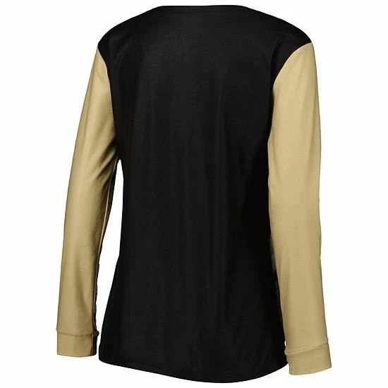 Hot Sale 😀 Unbranded 👩 Women's FOCO Black New Orleans Saints Team Ugly Pajamas Set 🔔 - Image 4