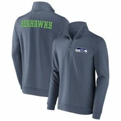 Best deal 🎉 Unbranded Men's NFL X Darius Rucker Collection By Fanatics College Navy Seattle Seahawks Tri-Blend Quarter-Zip Sweatshirt 🎉