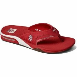 Best deal 🌟 Unbranded Men's REEF St. Louis Cardinals Fanning Bottle Opener 🩴 Sandals ❤️