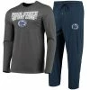 Best Sale 💯 Unbranded Men's Concepts Sport Navy/Heathered Charcoal Penn State Nittany Lions Meter Long Sleeve T-Shirt & Pants Sleep Set ✔️
