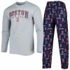 Best reviews of 🤩 Unbranded Men's Concepts Sport Navy/Gray Boston Red Sox Breakthrough Long Sleeve Top & Pants Set 🧨