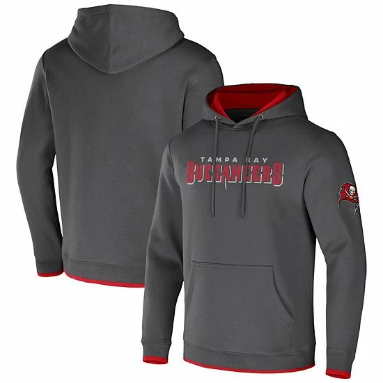 Best deal ⭐ Unbranded Men's NFL X Darius Rucker Collection By Fanatics Charcoal Tampa Bay Buccaneers Pullover Hoodie 🔔 - Image 2