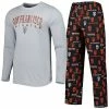 Best deal 🔔 Unbranded Men's Concepts Sport Gray/Black San Francisco Giants Breakthrough Long Sleeve Top & Pants Set 🛒