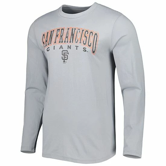 Best deal ๐ Unbranded Men's Concepts Sport Gray/Black San Francisco Giants Breakthrough Long Sleeve Top & Pants Set ๐ - Image 3