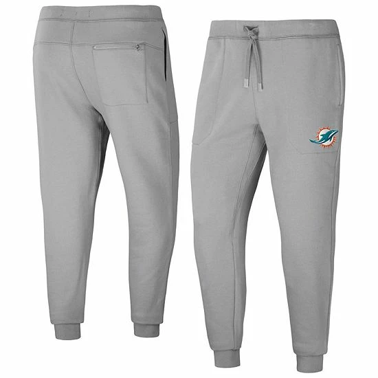 Brand new 🎁 Unbranded Men's NFL X Darius Rucker Collection By Fanatics Gray Miami Dolphins Fleece Jogger Pants 👏