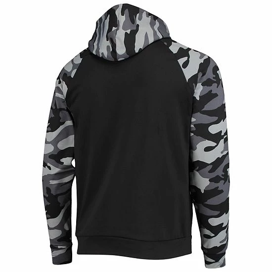 Deals ๐ Unbranded Men's FOCO Black San Francisco 49ers Camo Raglan Pullover Hoodie ๐ฏ - Image 4