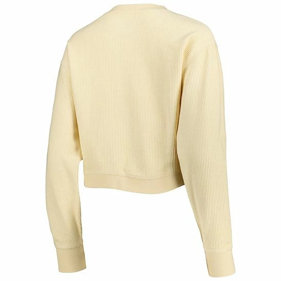 New ๐ Unbranded ๐ฉ Women's League Collegiate Wear Cream Tennessee Volunteers Classic Campus Corded Timber Sweatshirt ๐ - Image 4
