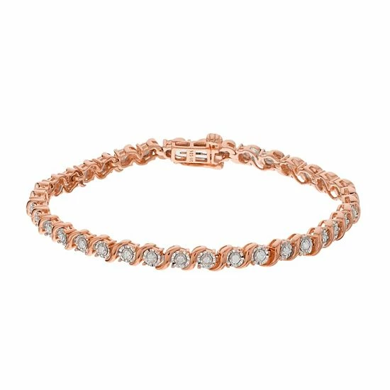 Best Sale ✨ Unbranded 1/2 Carat T.W. Diamond Fashion Bracelet Gold Tone ❤️ - Image 4