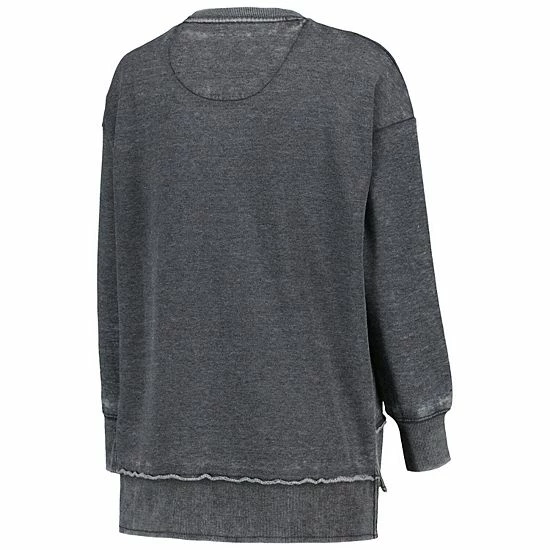 Hot Sale 🔥 Unbranded 👩 Women's Pressbox Black Iowa Hawkeyes Marniville Vintage Wash Pullover Sweatshirt 🥰 - Image 4