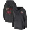 Cheap 👍 Unbranded 👩 Women's WEAR By Erin Andrews Heather Charcoal Tampa Bay Buccaneers Fleece Pullover Hoodie 🌟