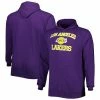 Top 10 ✨ Unbranded Men's Purple Los Angeles Lakers Big & Tall Heart & Soul Pullover Hoodie ❤️