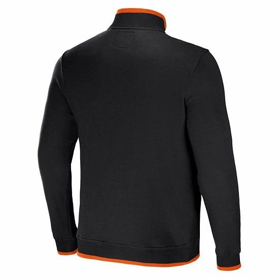 Budget โ Unbranded Men's NFL X Darius Rucker Collection By Fanatics Black Cleveland Browns Logo Quarter-Zip Top ๐งจ - Image 4