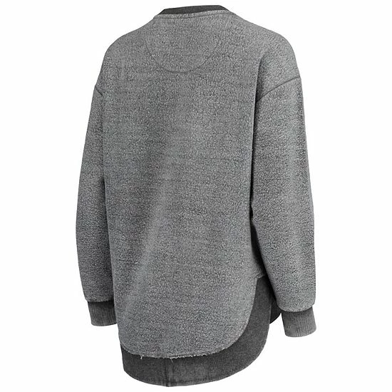 Deals 🔥 Unbranded 👩 Women's Pressbox Black Iowa Hawkeyes Ponchoville Pullover Sweatshirt 🎁 - Image 4