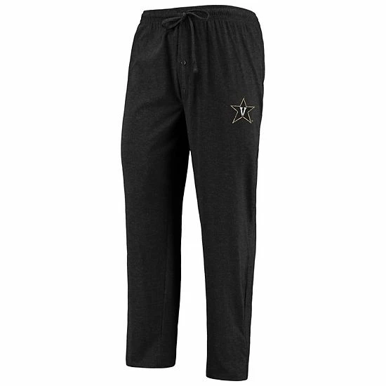 Outlet ๐ฅ Unbranded Men's Concepts Sport Black/Heathered Charcoal Vanderbilt Commodores Meter Long Sleeve T-Shirt & Pants Sleep Set ๐ฅฐ - Image 5