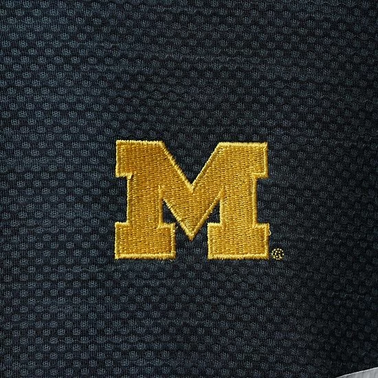 Deals 🥰 Unbranded Men's Columbia Navy Michigan Wolverines Scorecard Quarter-Zip Jacket 💯 - Image 5