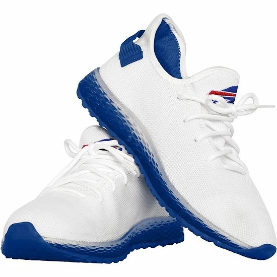 Flash Sale ✨ Unbranded Men's FOCO Buffalo Bills Gradient Sole Knit 👟 Sneakers 🤩 - Image 3