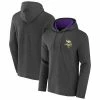 Cheap 🛒 Unbranded Men's NFL X Darius Rucker Collection By Fanatics Heathered Charcoal Minnesota Vikings Waffle Knit Pullover Hoodie 😀