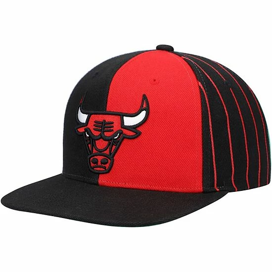 Hot Sale ๐ Unbranded Men's Mitchell & Ness Black Chicago Bulls NBA 75th Anniversary What The? Snapback Hat โ - Image 4
