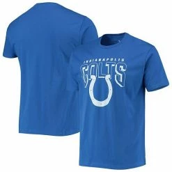 Cheap 🔔 Unbranded Men's Junk Food Royal Indianapolis Colts Bold Logo T-Shirt 🥰