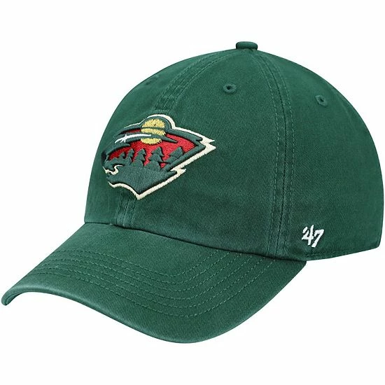 Wholesale ๐ฅฐ Unbranded Men's '47 Green Minnesota Wild Team Franchise Fitted Hat ๐