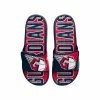 Deals 🎁 Unbranded Men's FOCO Cleveland Guardians Logo Gel Slide 🩴 Sandals 😍