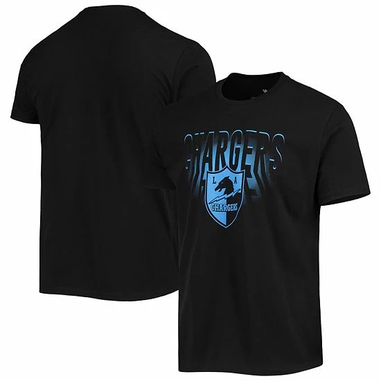 Deals 😉 Unbranded Men's Junk Food Black Los Angeles Chargers Spotlight T-Shirt 😍