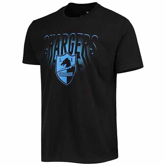 Deals 😉 Unbranded Men's Junk Food Black Los Angeles Chargers Spotlight T-Shirt 😍 - Image 2