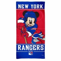 Flash Sale 🛒 Unbranded WinCraft New York Rangers 30 '' X 60 '' Team Disney Spectra Beach Towel 👍