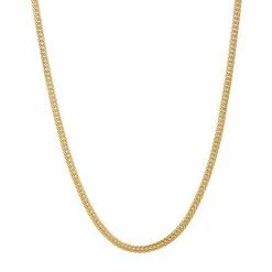 Discount 🤩 Unbranded Men's 14k Gold Plated Foxtail Chain Necklace - 18 In. Gold Tone 💯