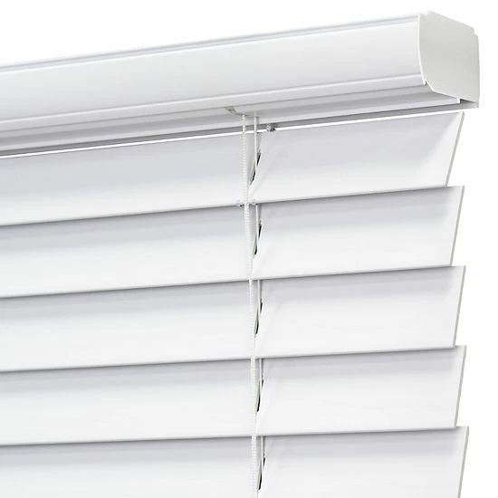 Discount 😀 Unbranded Custom Cut To Order Cordless 48-in. Faux Wood Blinds 🛒 - Image 2