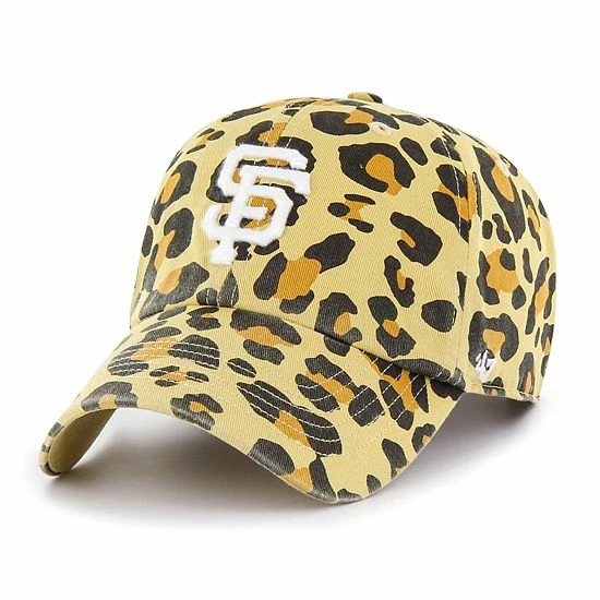 Hot Sale ๐ Unbranded ๐ฉ Women's '47 San Francisco Giants Tan Cheetah Clean Up Adjustable Hat โจ - Image 2