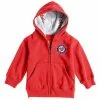 Outlet 🎉 Unbranded Toddler Soft As A Grape Red Washington Nationals ⚾ Baseball Print Full-Zip Hoodie 👏